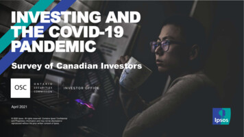 Investing And The COVID-19 Pandemic Study - OSC