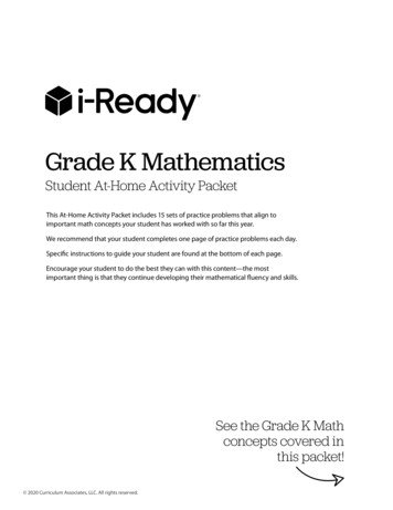 Grade K Mathematics - Microsoft