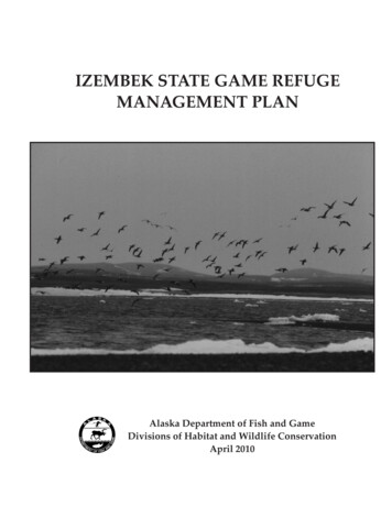 Izembek State Game Refuge Management Plan