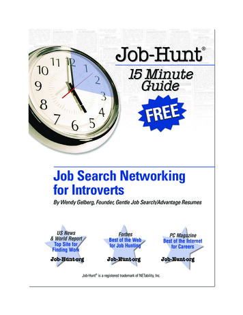 Job Search Networking For Introverts