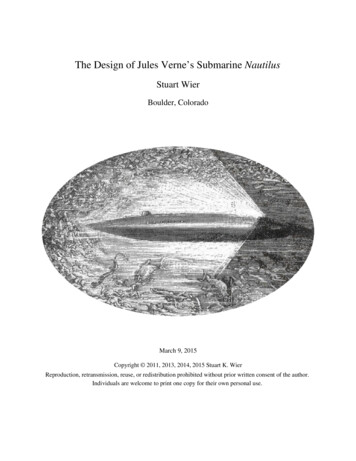 The Design Of Jules Verne's Submarine Nautilus