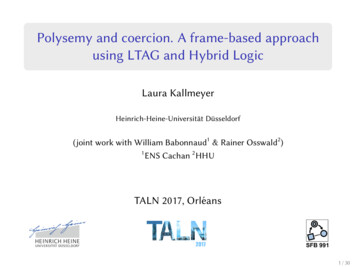 Polysemy And Coercion. A Frame-based Approach Using LTAG And Hybrid Logic