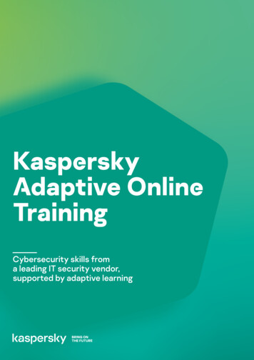 Kaspersky Adaptive Online Training