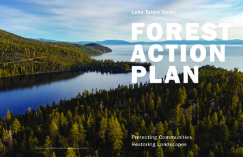 Lake Tahoe Basin Forest Action Plan - California