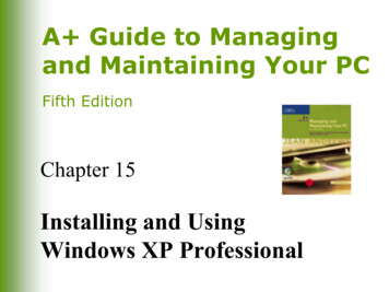 A Guide To Managing And Maintaining Your PC, 5e