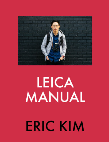 Leica Manual Eric Kim - Photography