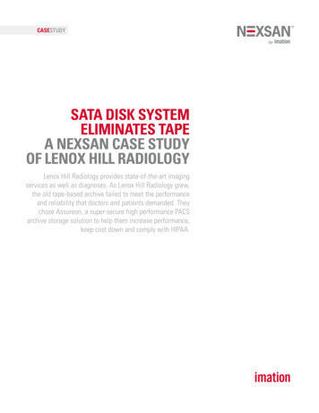 Sata Disk System Eliminates Tape A Nexsan Case Study Of Lenox Hill .