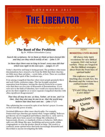 NOVEMBER 2015 The Liberator - With One Accord