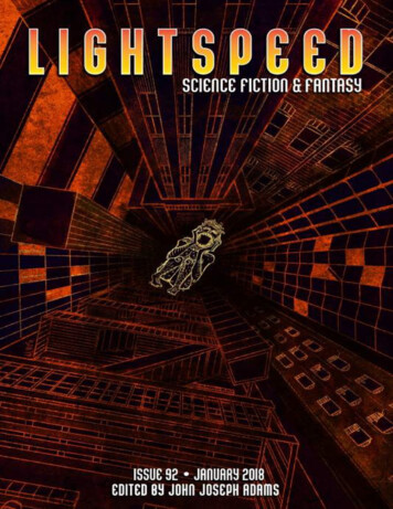 TABLE OF CONTENTS - Lightspeed Magazine