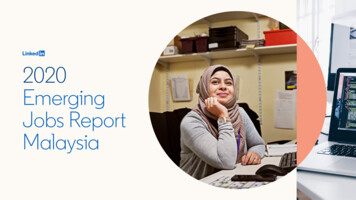 2020 Emerging Jobs Report Malaysia - LinkedIn