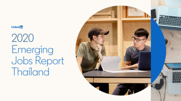 2020 Emerging Jobs Report Thailand - LinkedIn