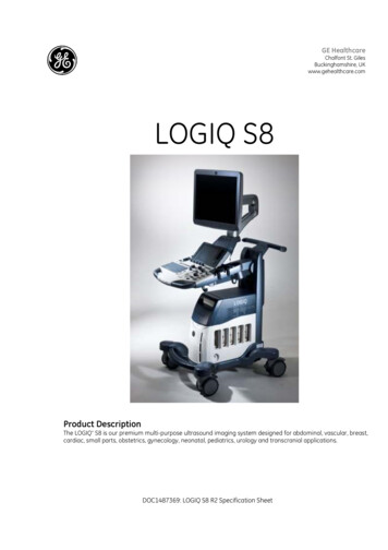 LOGIQ S8 R2 Specifications - Davis Medical Electronics