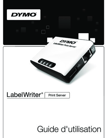 LabelWriter Print Server User Guide - Dymo