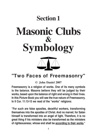 SECTION 1 Section 1 Masonic Clubs Symbology - Internet Archive