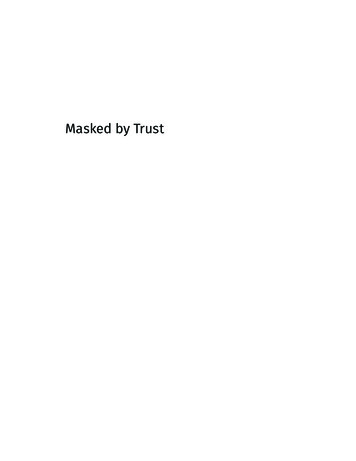 Masked By Trust - Matthew Reidsma
