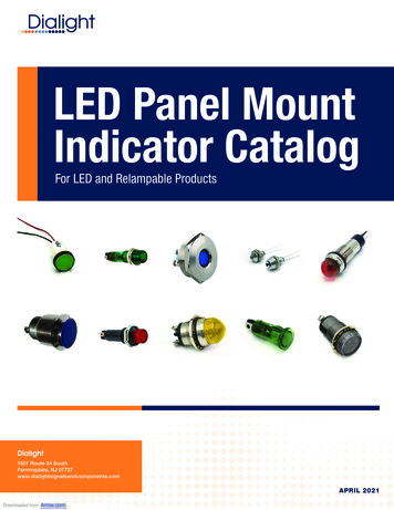 LED Panel Mount Indicator Catalog - Arrow