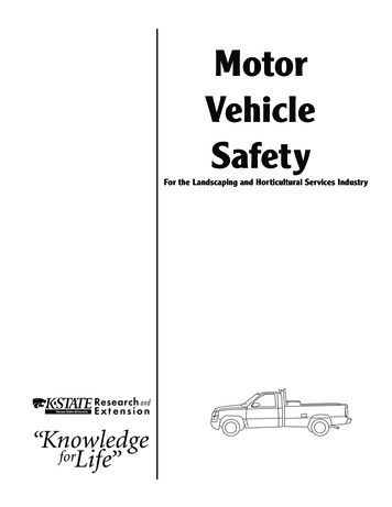 Motor Vehicle Safety - KSRE Bookstore