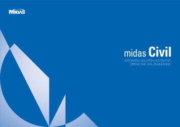 Integrated Solution System For Bridge And Civil Engineering - Midas It