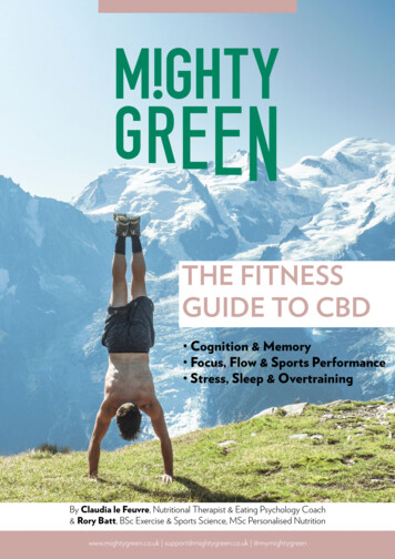 THE FITNESS GUIDE TO CBD - Mighty Green