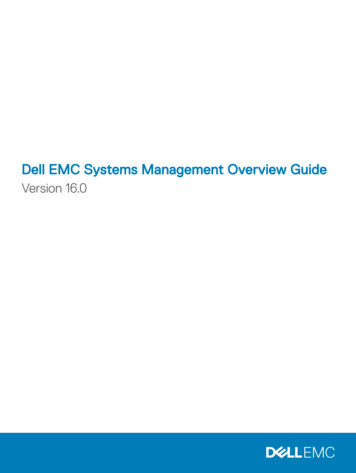 Dell EMC Systems Management Overview Guide Version 16