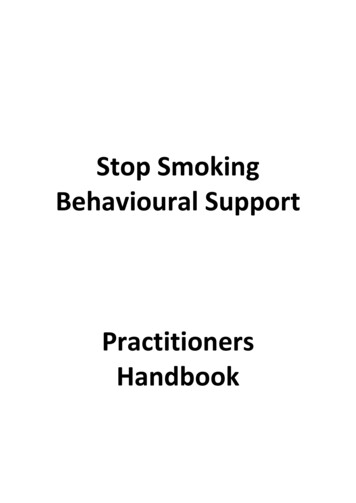 Stop Smoking Behavioural Support