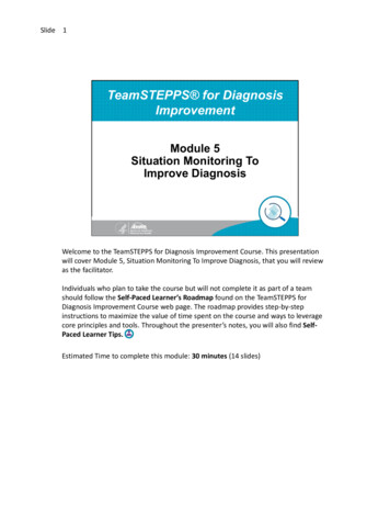 TeamSTEPPS For Diagnosis Improvement