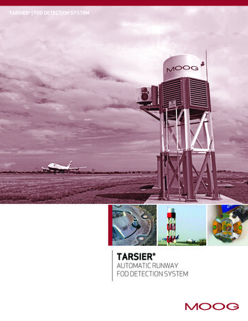 Tarsier Automatic Runway FOD Detection System - Moog Inc.