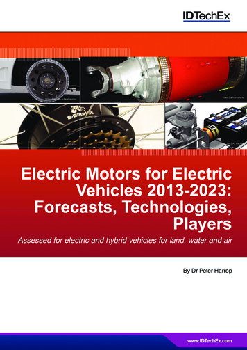 Analysis Of 125 Traction Motor Manufacturers 93 212 Electric Vehicles .