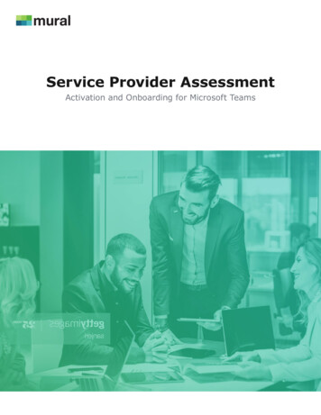 Service Provider Assessment - F.hubspotusercontent40 