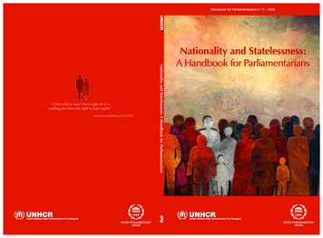 Nationality And Statelessness - United Nations
