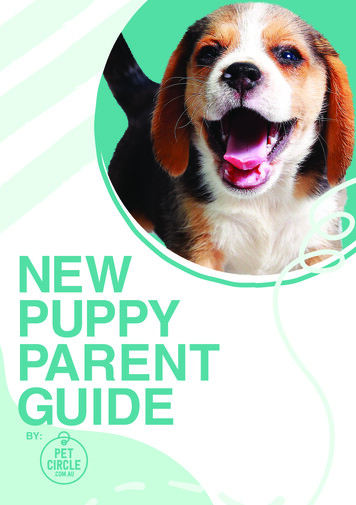 NEW PUPPY PARENT GUIDE - Pet Circle