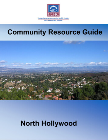 North Hollywood Community Guide - Cchccenters 