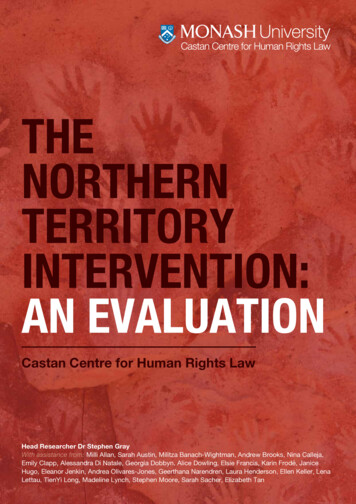 The Northern Territory Intervention: An Evaluation