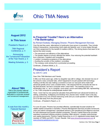 Ohio TMA News - Turnaround 