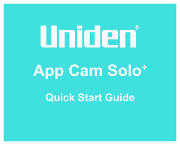 App Cam Solo Plus - Uniden