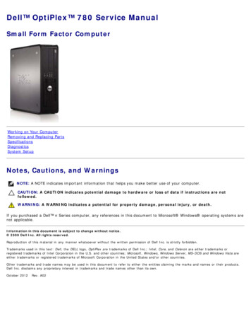 Dell OptiPlex 780 Service Manual - Newegg