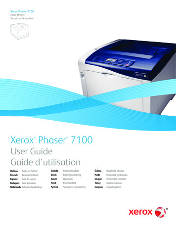 Xerox Phaser 7100 - Product Support And Drivers
