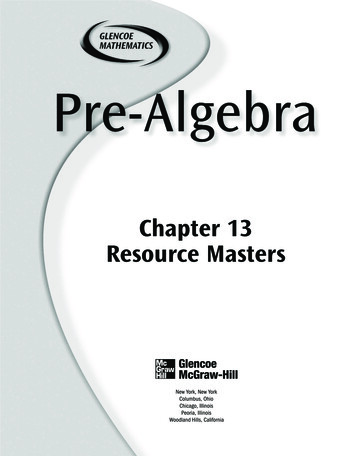 Chapter 13 Resource Masters - Mr. Hayden