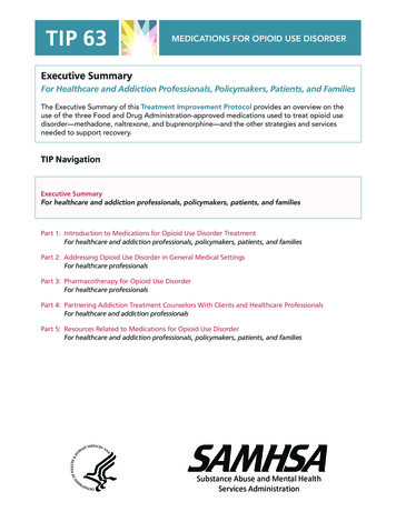 Executive Summary - SAMHSA Publications And Digital Products