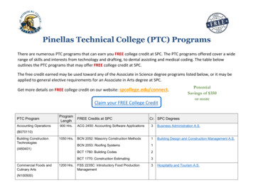 Pinellas Technical College (PTC) Programs