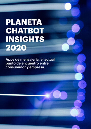 Planeta Chatbot Insights 2020