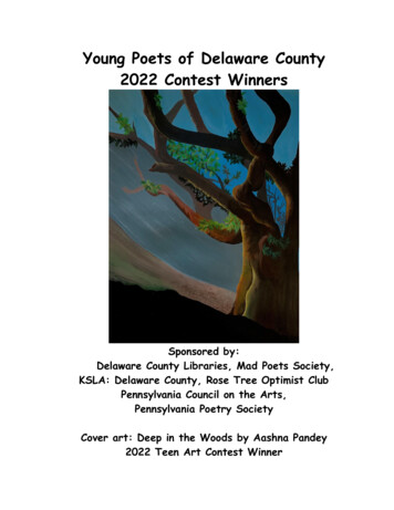 Young Poets Of Delaware County 2022 Contest Winners