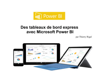 Des Tableaux De Bord Express Avec Microsoft Power BI - Free