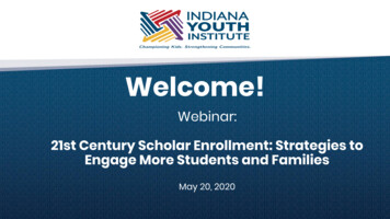 21st Century Scholar Enrollment: Strategies To Engage More Students And .