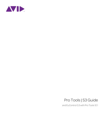 Pro Tools S3 Guide