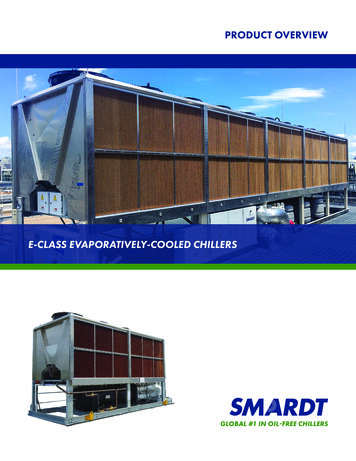 E-CLASS EVAPORATIVELY-COOLED CHILLERS - Smardt