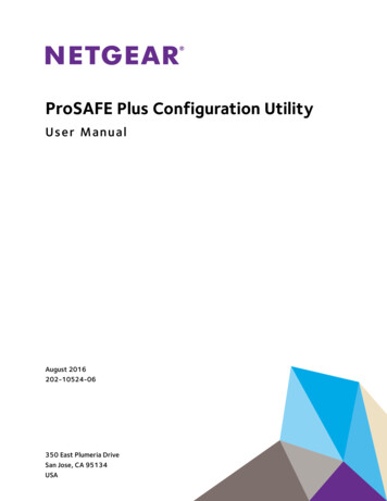 Plus Configuration Utility - Netgear