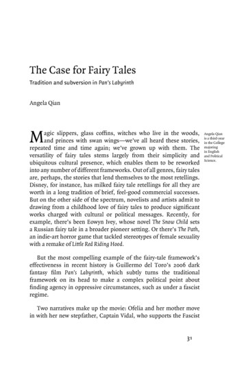 The Case For Fairy Tales - University Of Chicago