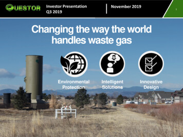 Changing The Way The World Handles Waste Gas - Questor