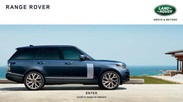 RANGE ROVER - Land Rover USA